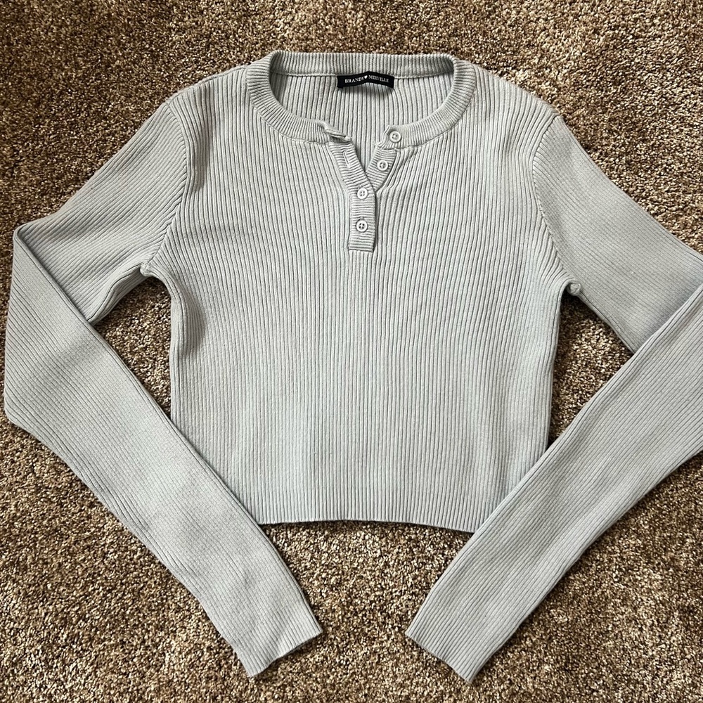 Brandy Ribbed Long Sleeve Top